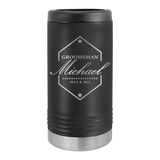 Groomsmen Slim Can Koozie
